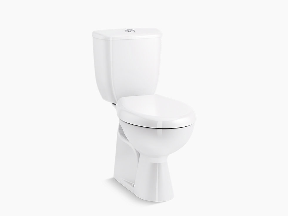 Kohler - Brive®  Plus Two-piece toilet with Quiet-Close™ seat and cover